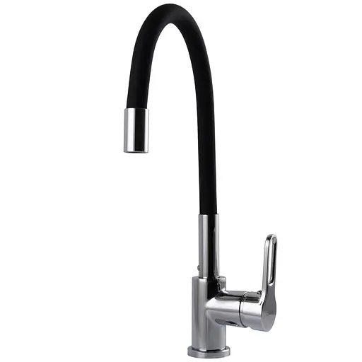 Змішувач для кухні Globus Lux Dolly GLD-0203LR-BL чорний одноважільний для мийки та приготування їжі - фото 3