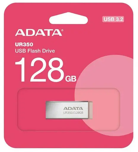 Юсб флешка A-DATA UR 350 128Gb USB 3.2 - фото 4