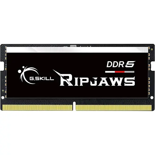 Модуль пам'яті G.Skill DDR5 16GB Ripjaws 4800MHz SoDIMM (F5-4800S4039A16GX1-RS) - фото 1