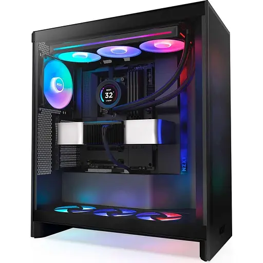 Корпус NZXT H7 Flow RGB Black (CM-H72FB-R1) без блока питания - фото 7