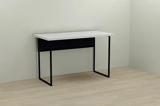 Компьютерный стол Ferrum-decor Майк 75x120x70 черный ДСП Белый 32мм (FRD-103892)