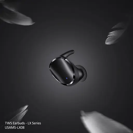 Навушники Bluetooth Usams TWS Earbuds LX08 | BT5.0, 30/300mAh, 4h | black - фото 2