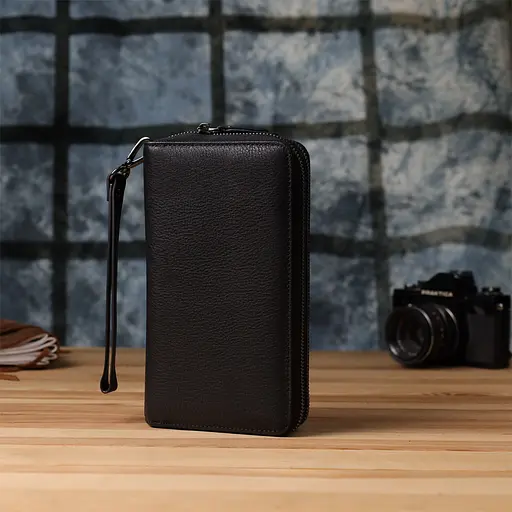 Цікавий чоловічий клатч із натуральної шкіри Vintage 12х21х3,5 см sum0027462 - фото 9