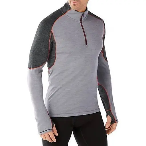 Термофутболка Smart Wool PhD Light 1/4 Zip Light Grey XL (1033-SW 14014.039-XL)