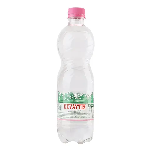 Вода минеральная Девайтіс слабогазированная 0.5 л (219990) - фото 3