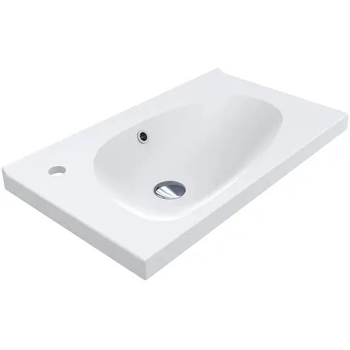 Умивальник Miraggio Titania mirasoft 0001121, Білий матовий - фото 1