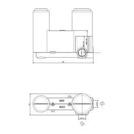 Змішувач для раковини настінний Paffoni Light вилив 248 мм chrome LIG106CR, Хром - фото 3