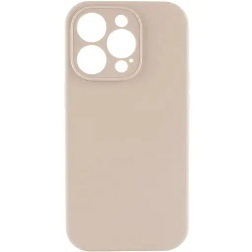 Чохол Silicone Case із захистом камери Full Apple iPhone 15 Pro Pink Sand