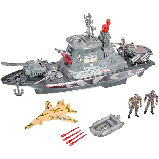 Игровой набор Zipp Toys Военный корабль