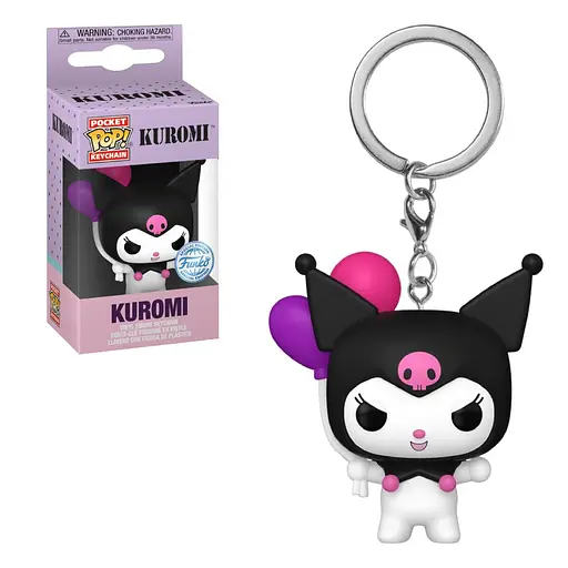 Фігурка брелок Funko Pop Хеллоу Кітті Куромі Hello Kitty Kuromi 4 см FP HK K KC