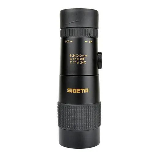 Мощный монокуляр Sigeta Haunt 8-24x40 (штатив, смартфон-адаптер) - фото 6