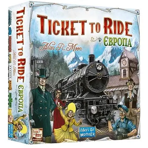Настільна гра Lords of Boards Квиток на поїзд: Європа (Ticket to ride: Europe) (укр.) (DOW7202UK) - фото 1