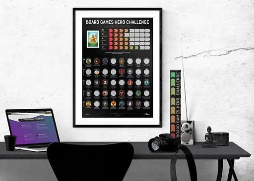 Скретч постер Board Games Hero Challenge (англ.) (СП100ДНН) - фото 2