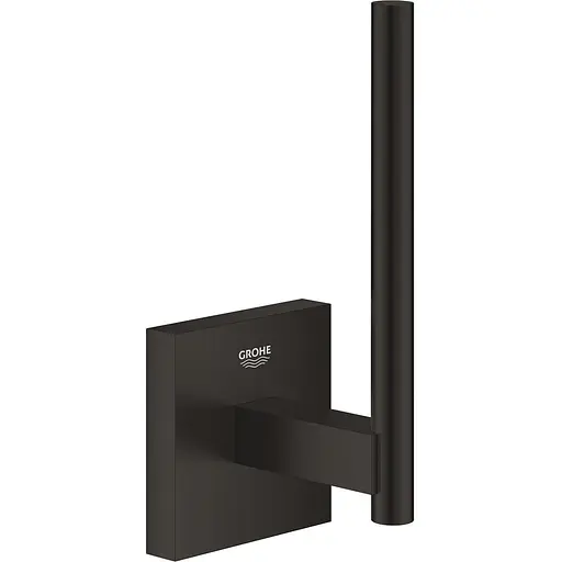 Тримач запасного рулону туалетного паперу Grohe QuickFix Start Cube 409792430 Чорний матовий - фото 1