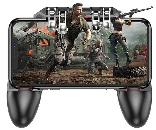Игровой контроллер Hoco GM7 Eagle six finger game controller черный - фото 4