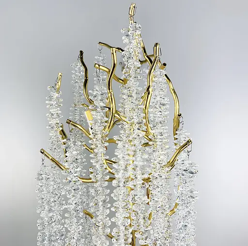 Настільна лампа у флористичних мотивах у золотому корпусі Line.F TSA 30 GD - фото 5