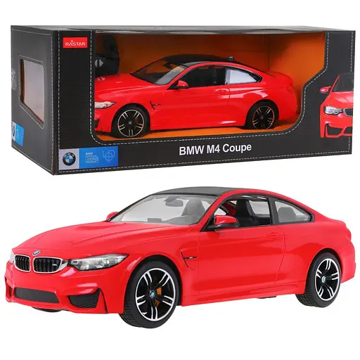 Машинка RASTAR BMW M4 Coupe на дистанційному керуванні + пульт 2,4 ГГц 1:14 червоний 70900