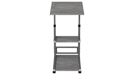 Стіл приставний Ferrum-decor Адан 62x40x60 метал Сірий ДСП Бетон 16мм (FRD-102504) - фото 3
