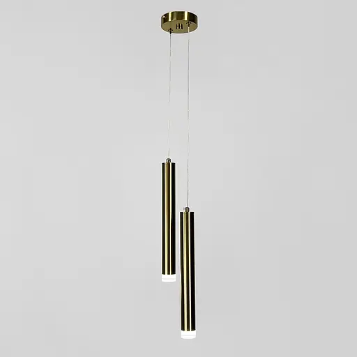 Подвійний підвіс у латунному корпусі 32х3,5 см | Арт. A075/2 AB | Line F - фото 2