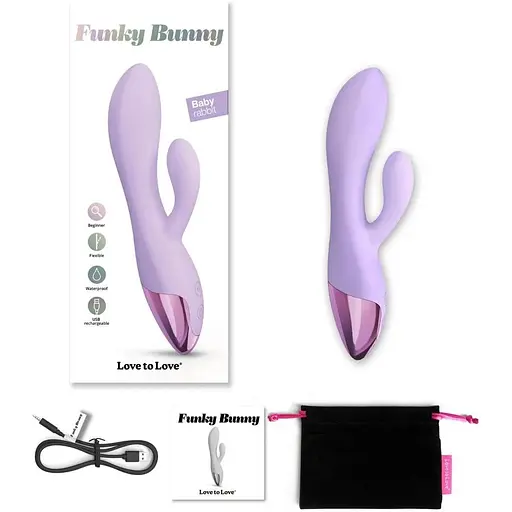 Вибратор-кролик Love To Love Funky Bunny Viva Mauve - фото 5