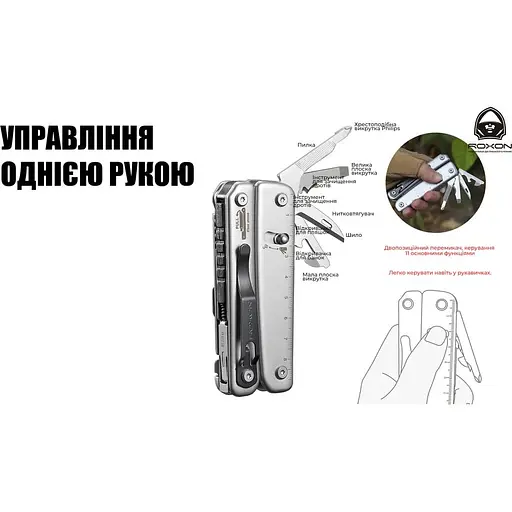 Мультитул Roxon Flash S803E 20 в 1 - фото 13