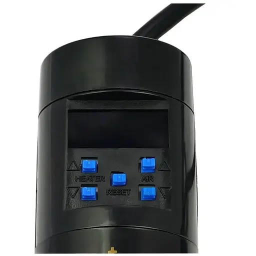 Термофен Baku BK-8032 A++ со встроенным цифровым блоком управления, регулировка t 100-480 гр C, 450W, 220V - фото 3