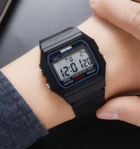 Наручний годинник чоловічий 2042BKWT Black-White Skmei acs0030361 - фото 3