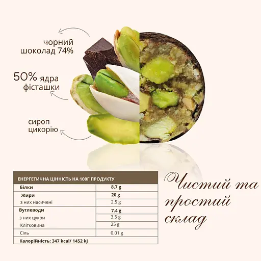 Конфета Misso Фисташковая в шоколаде 180 г - фото 2