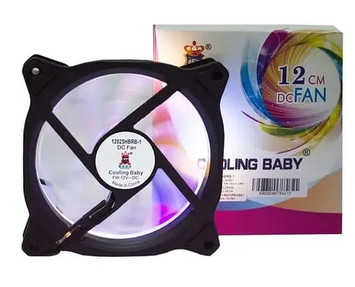 Вентилятор Cooling Baby RAINBOW 12025HBRB-1 (12025HBRB-1) - фото 3