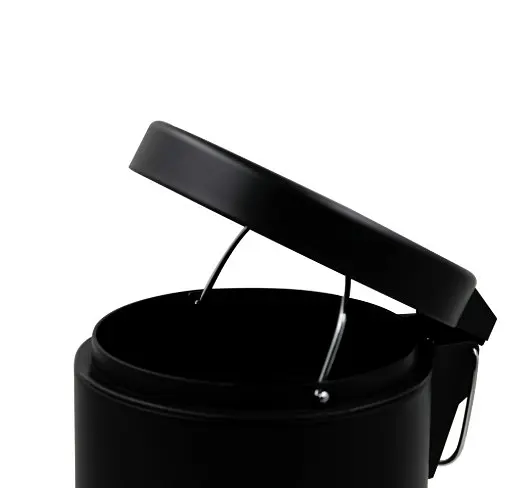 Відро для сміття кругле Zerix Solo-TC0107 Black 7 л Чорний (ZX5900)  - фото 3