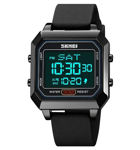 Часы мужские спортивные наручные Skmei 2150 Черный - фото 3