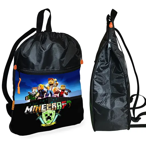 Школьный рюкзак детский Minecraft + Сумка для обуви спортивной формы рюкзак-мешок для мальчика (01720) - фото 2