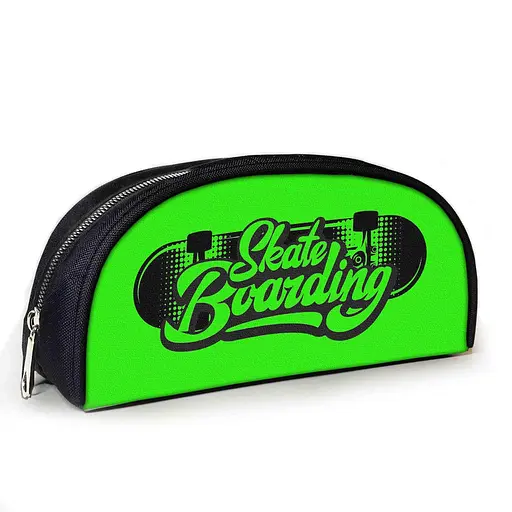 Пенал шкільний з принтом скейтборд 23х10х8 см дитячий для дівчинки, хлопчика (3911)
