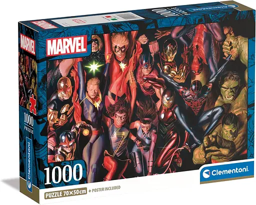 Пазл Marvel The Avengers Супергерої Марвел Месники - 1000 шт. Clementoni 39857