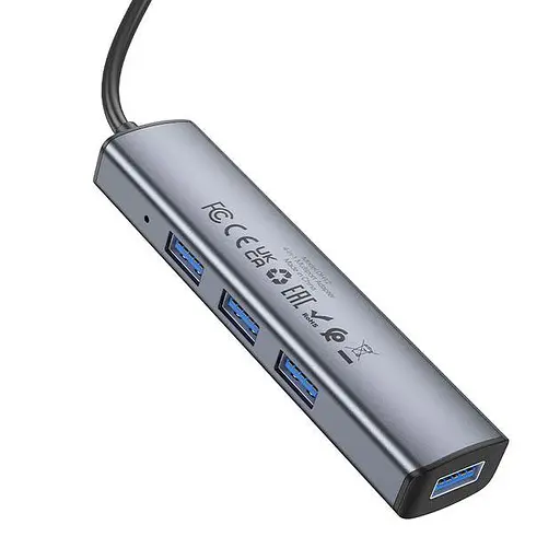 Концентратор USB Hub Borofone DH12 4 в 1 - фото 2
