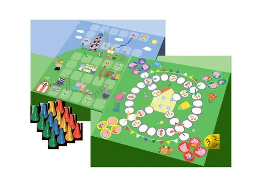 Настольная игра Trefl Лудо 2 в 1. Свинка Пеппа (Ludo 2 in 1: Peppa Pig) (02067) - фото 3