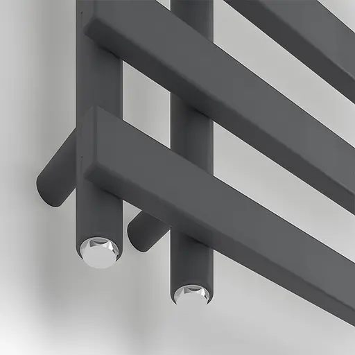 Полотенцесушитель дизайнерский Ideale Aurora 8/800/450 антрацит, Антрацит - фото 2