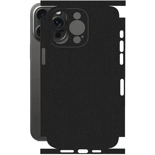 Захисна плівка StatusSKIN для Apple iPhone 15 Pro Max Корпус Вініл Матрикс чорний - фото 1