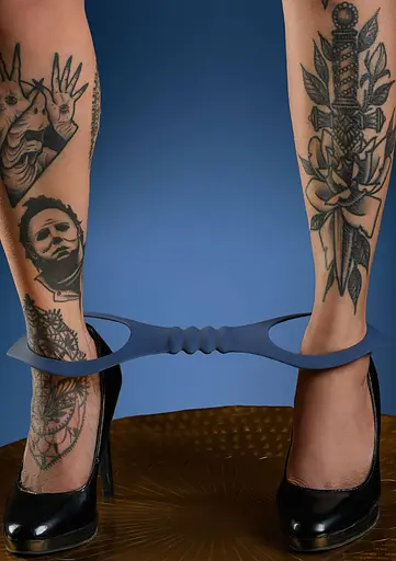 Фіксатори для ніг Taboom Silicone Supreme Ankle Cuffs синій - фото 2