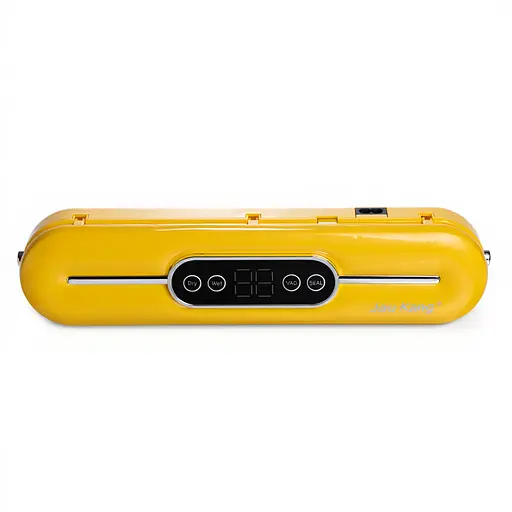 Вакууматор побутовий Yiwu для сухих і вологих продуктів 90 Вт вакуумний пакувальник Жовтий + 10 пакетів HP-11-15Y