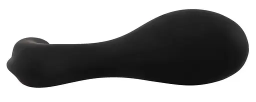 Анальна пробка Black Velvets 10.5 см (чорний) - фото 4