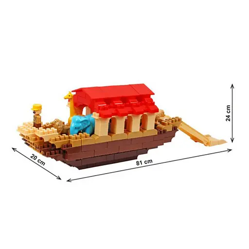 Детский набор конструктора Корабль ТехноК 1348TXK 190 деталей - фото 8