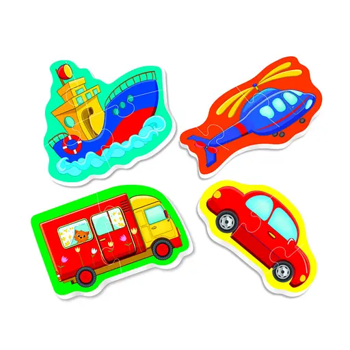 Дитячі пазли Baby puzzle Транспорт Vladi toys VT1106-96