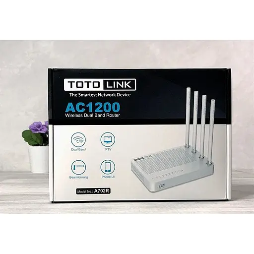 WI-FI роутер Totolink AC1200 A702R - фото 6
