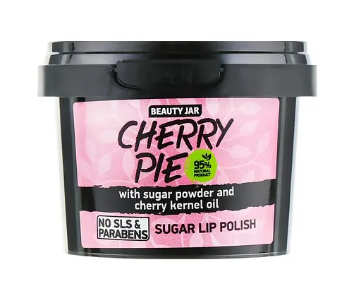 Смягчающий сахарный скраб для губ Cherry Pie Beauty Jar 120 г - фото 1