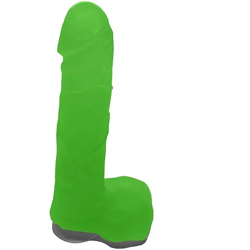 Крафтове мило-член із присоскою Чистий Кайф Green Size M