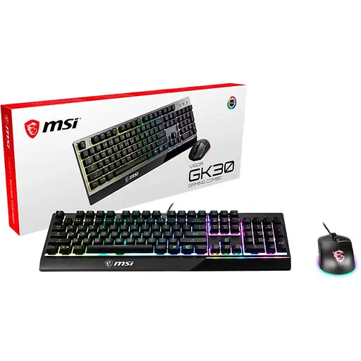 Комплект (клавиатура и мышь) MSI Vigor GK30 COMBO Black UA (S11-04UA212-CLA) - фото 13