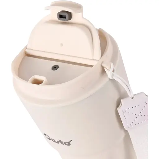 Термокружка Gusto GT123 Перерыв на кофе 350 мл белая (88434) - фото 3