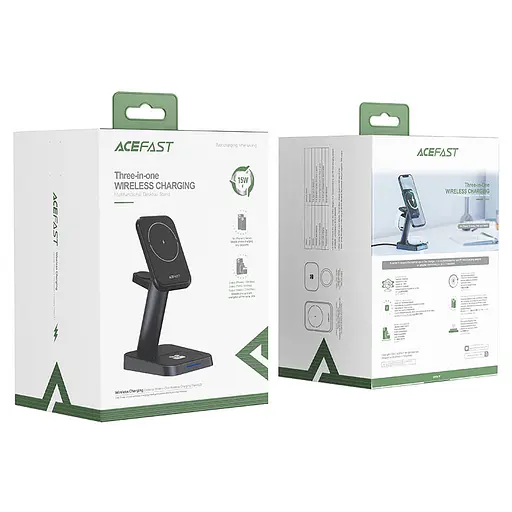 БЗП Acefast E3 desktop 3-in-1 Black - фото 6