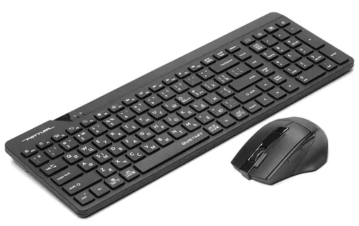 Комплект (клавиатура и мышь) A4Tech FG2400 Air Wireless Black - фото 3